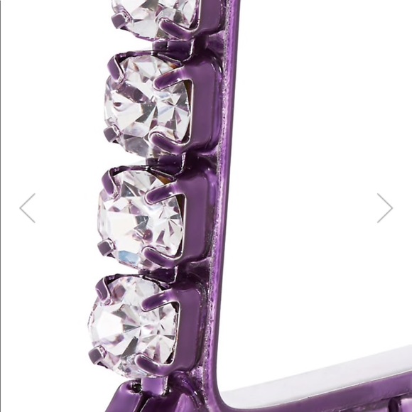 NEW Area NYC square hoop earring - Picture 3 of 7